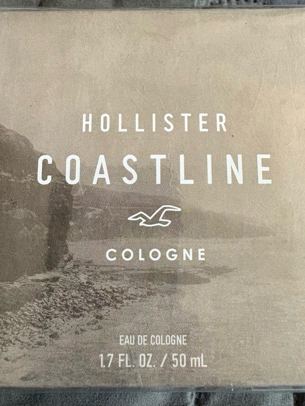 Hollister Coastline Cologne in Beige and White Packaging
